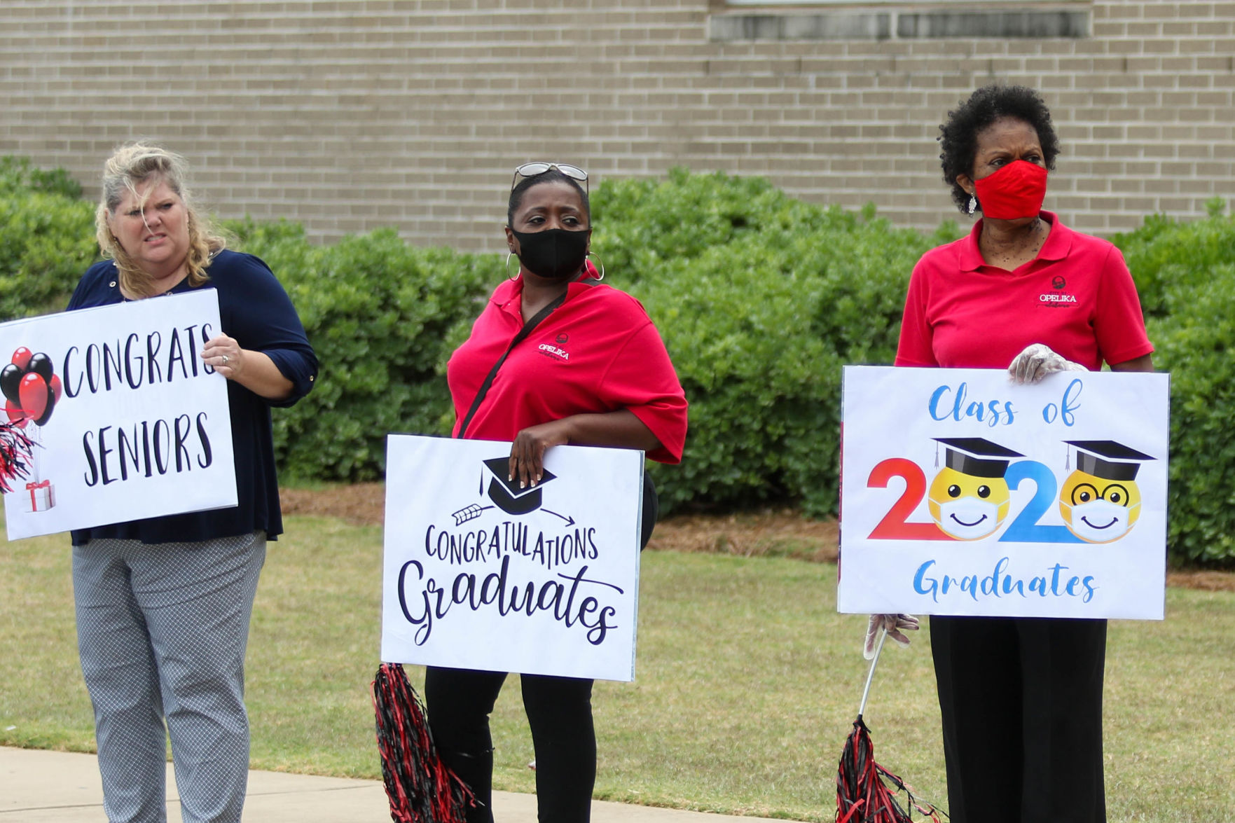 Opelika High School Class of 2020 drive-thru celebration